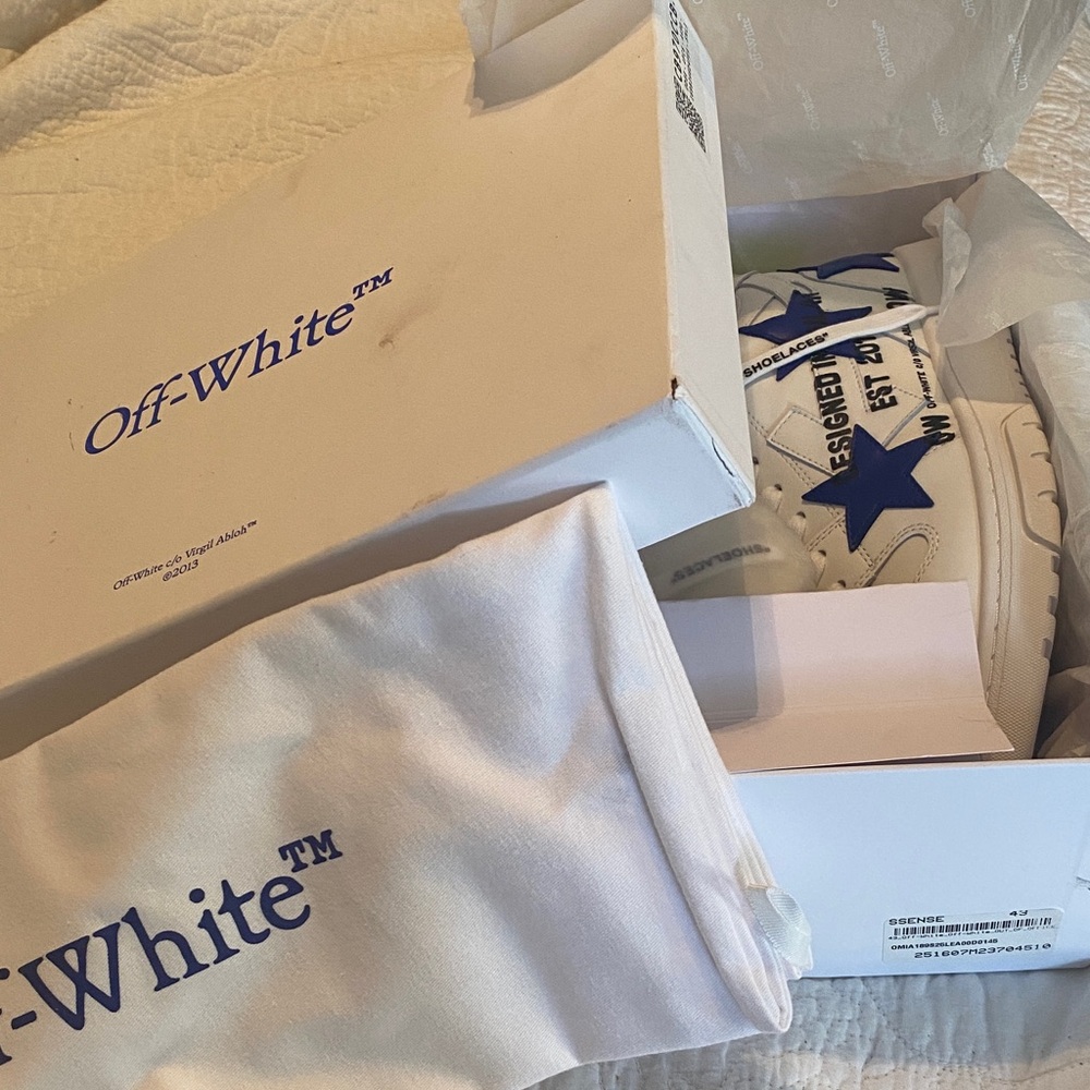 OFF-WHITE OUT OF OFFICE OOO LOW TOPS ANIMATION